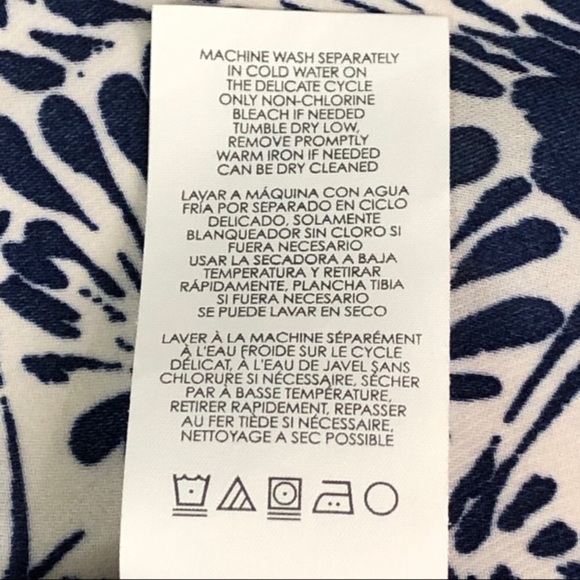 CAbi #5038 White/Blue Plaza Sleeveless Top - Picture 9 of 10